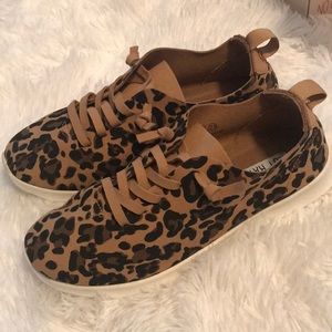 Not Rated Mayo Leopard Slip On Sneakers (Fit Size 7)